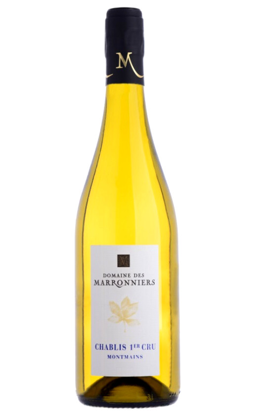 Wine Domaine Des Marronniers Chablis Premier Cru Montmains 2018