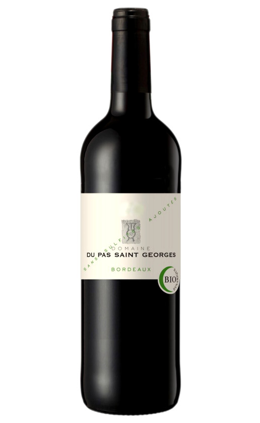 Wine Domaine Du Pas Saint Georges Bordeaux