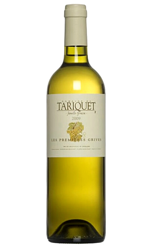 Wine Domaine Du Tariquet Les Premieres Grives Cotes De Gascogne Vdp 2009