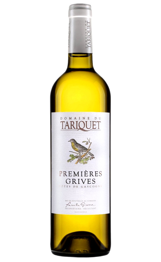 Вино Domaine du Tariquet Les Premieres Grives Cotes de Gascogne VDP 2016