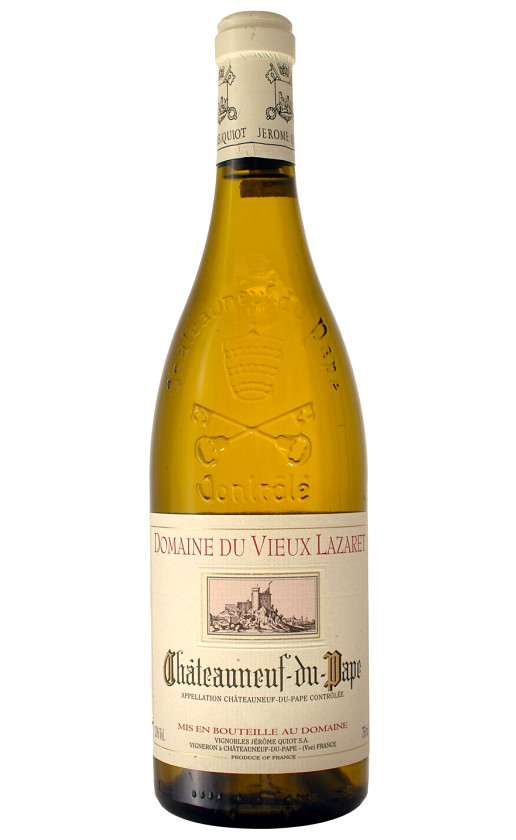 Вино Domaine du Vieux Lazaret Chateauneuf-du-Pape Blanс 2001