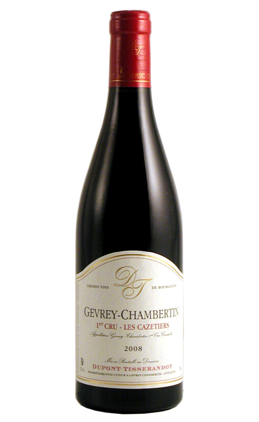 Вино Domaine Dupont-Tisserandot Gevrey-Chambertin 1-er Cru Les Cazetiers 2008