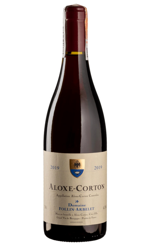 Wine Domaine Follin Arbelet Aloxe Corton 2019