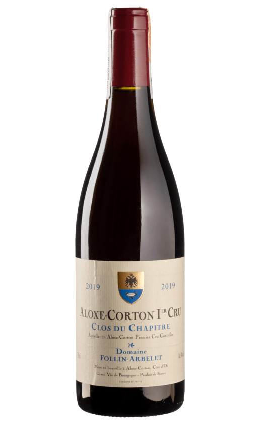 Вино Domaine Follin-Arbelet Aloxe-Corton Premier Cru Clos du Chapitre 2019
