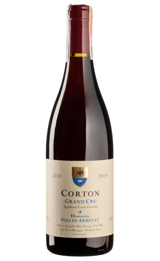 Wine Domaine Follin Arbelet Corton Grand Cru 2019