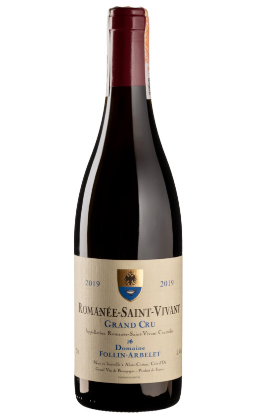 Вино Domaine Follin-Arbelet Romanee-Saint-Vivant Grand Cru 2019
