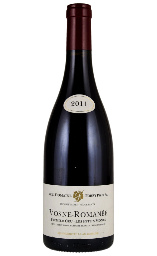 Вино Domaine Forey Pere et Fils Vosne-Romanee Premier Cru Les Petits Monts 2011
