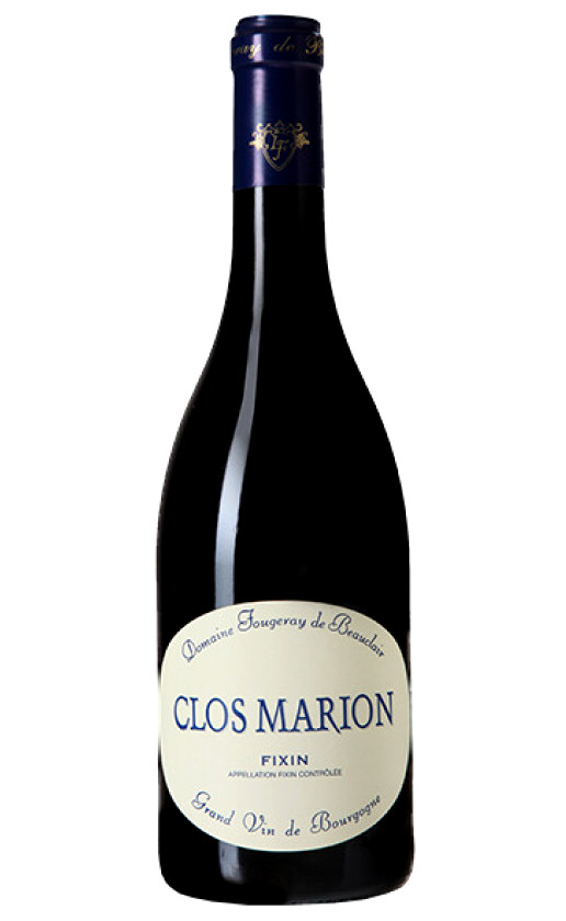 Вино Domaine Fougeray de Beauclair Clos Marion Rouge Fixin 2017