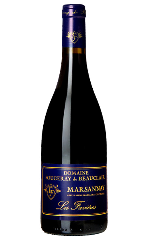 Wine Domaine Fougeray De Beauclair Les Favieres Marsannay 2015