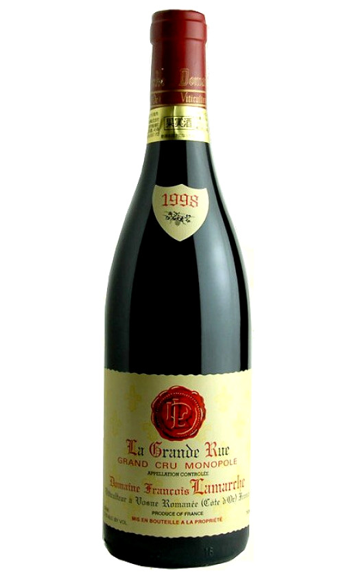 Wine Domaine Francois Lamarche La Grande Rue Grand Cru Monopole 2010