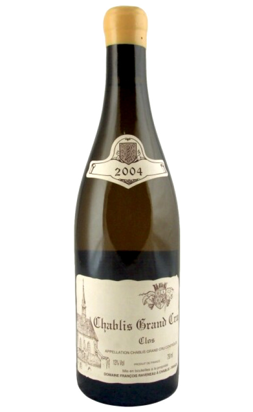 Вино Domaine Francois Raveneau Chablis Clos Grand Cru 2004