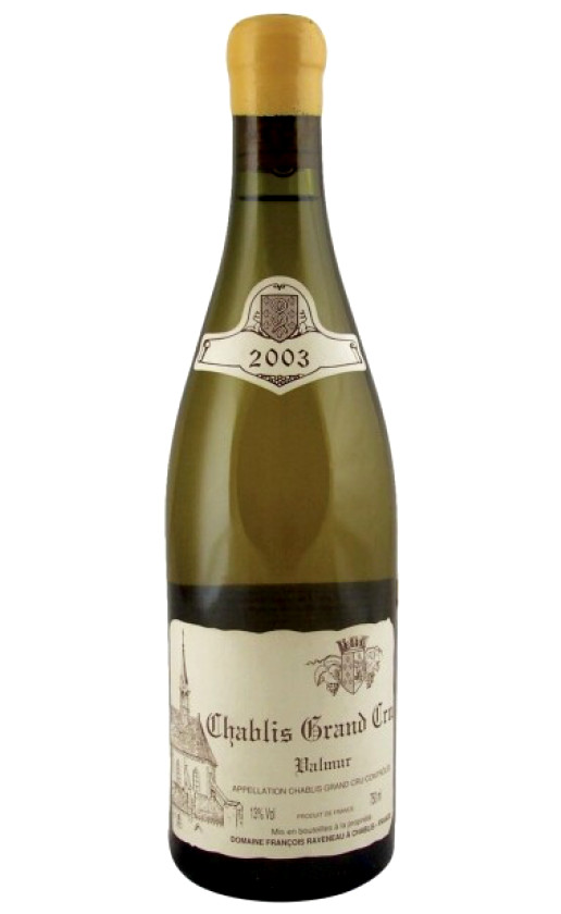 Wine Domaine Francois Raveneau Chablis Grand Cru Valmur 2003