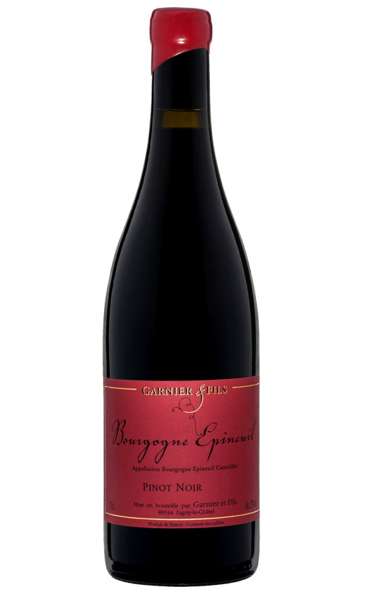 Wine Domaine Garnier Fils Bourgogne Epineuil 2018
