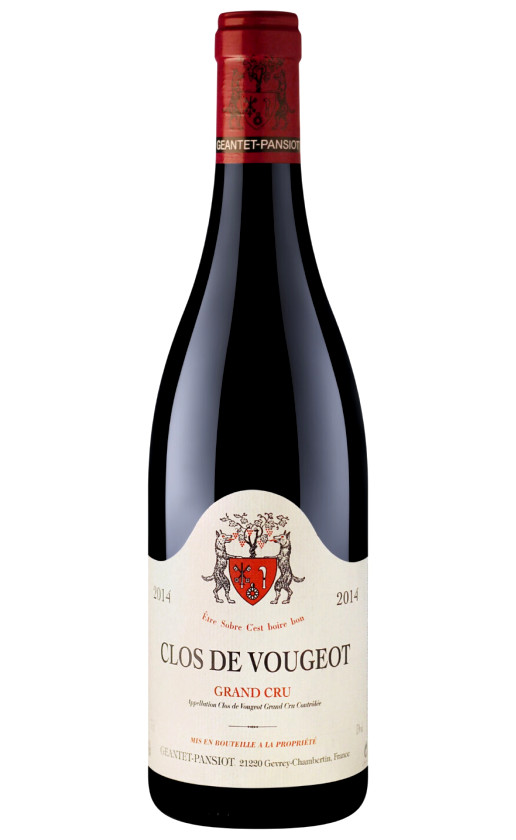 Wine Domaine Geantet Pansiot Clos De Vougeot Grand Cru 2014
