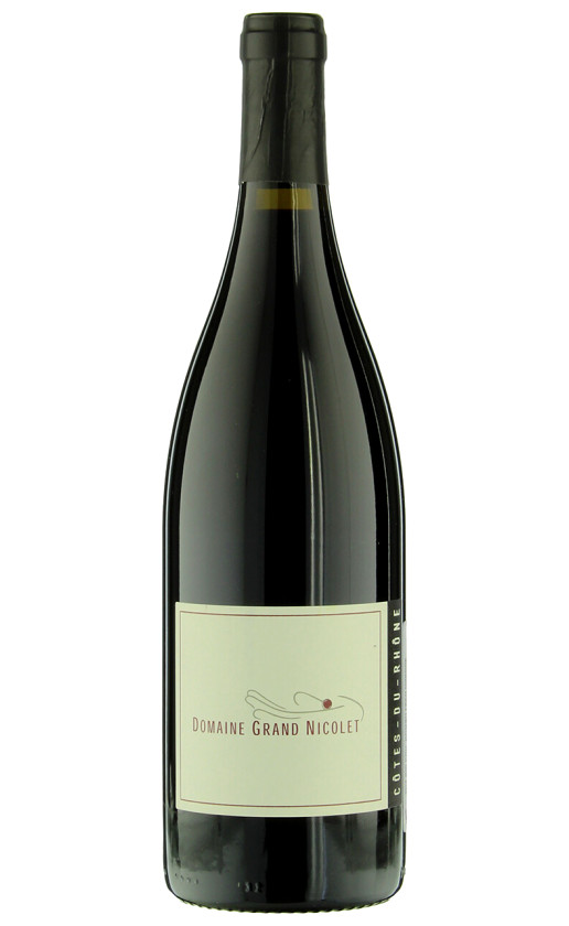 Wine Domaine Grand Nicolet Cotes Du Rhone Rouge 2017