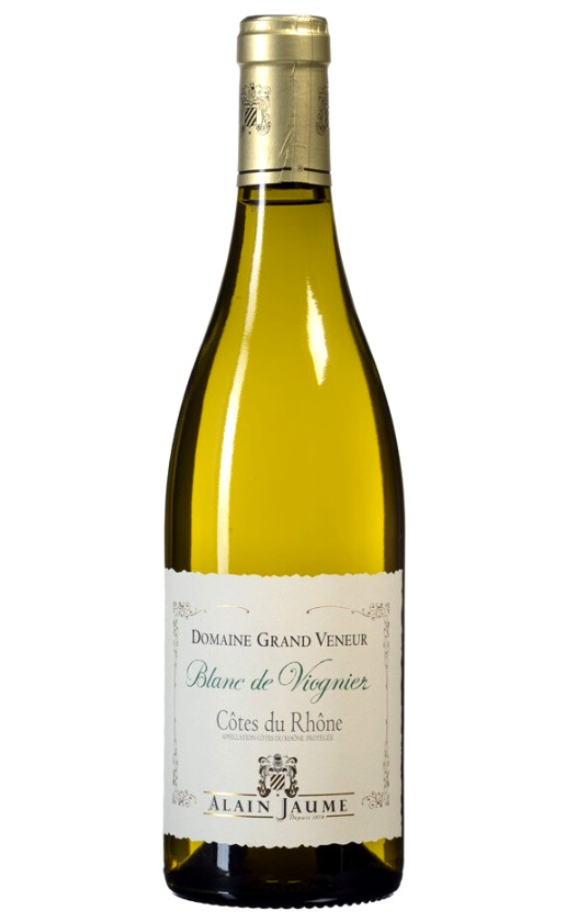 Вино Domaine Grand Veneur Blanc de Viognier Cotes du Rhone 2019