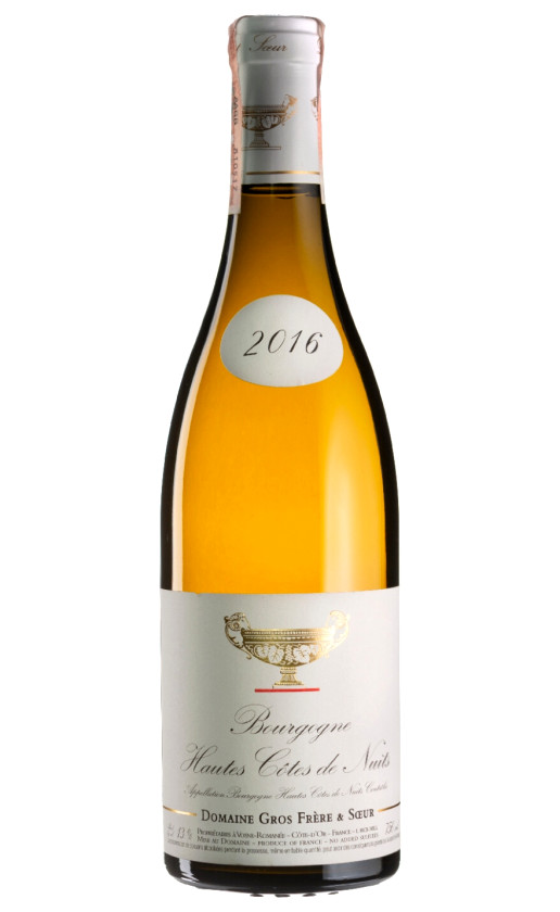 Wine Domaine Gros Frere Et Soeur Bourgogne Hautes Cotes De Nuits Blanc 2016
