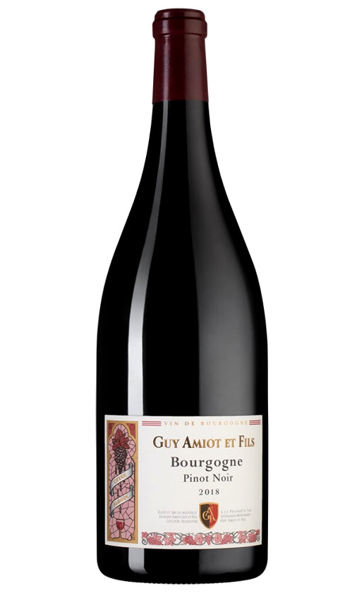 Wine Domaine Guy Amiot Et Fils Bourgogne Pinot Noir 2018