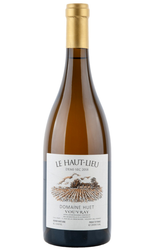 Wine Domaine Huet Le Haut Lieu Demi Sec Vouvray 2018