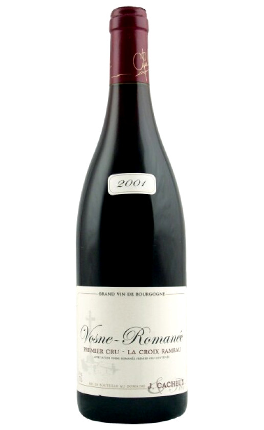Wine Domaine Jacques Cacheux Vosne Romanee Premier Cru La Croix Rameau 2001
