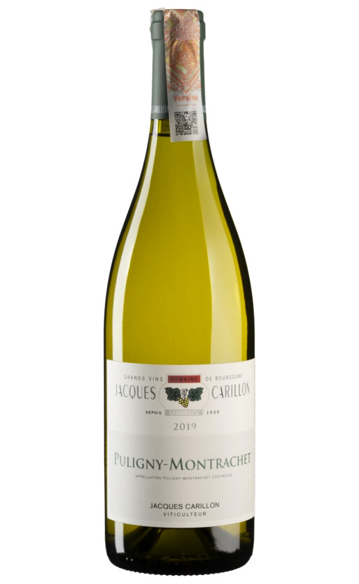 Вино Domaine Jacques Carillon Puligny-Montrachet 2019