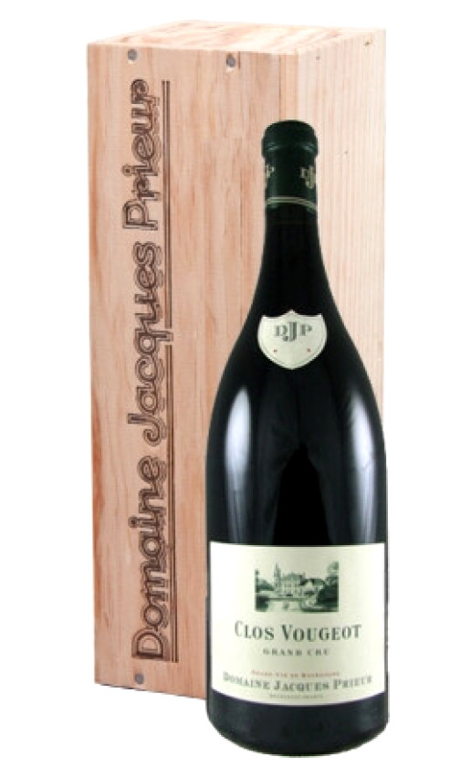 Вино Domaine Jacques Prieur Clos Vougeot Grand Cru 2006 wooden box