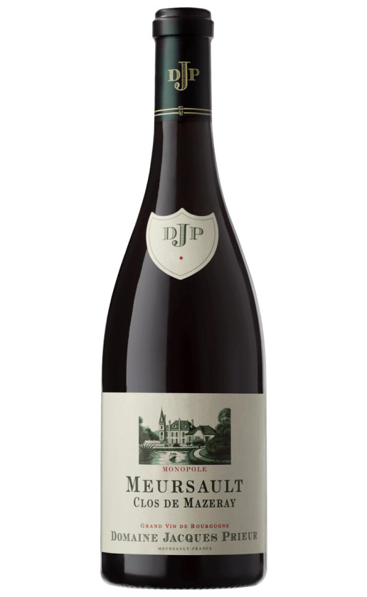Wine Domaine Jacques Prieur Meursault Clos De Mazeray Rouge 2017