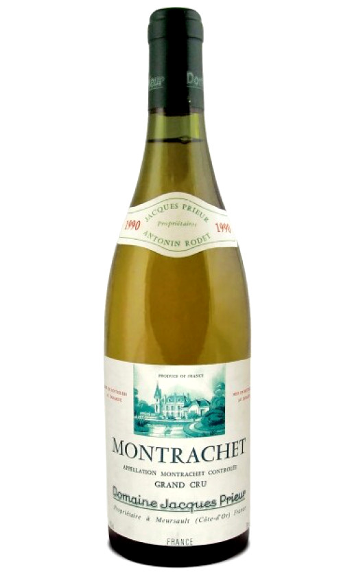 Wine Domaine Jacques Prieur Montrachet Grand Cru 1990