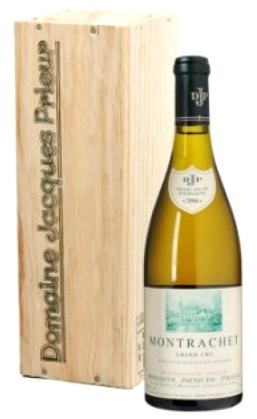 Wine Domaine Jacques Prieur Montrachet Grand Cru 2006 Wooden Box