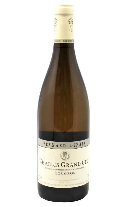 Wine Domaine Jean Defaix Chablis Grand Cru Bougros 2017