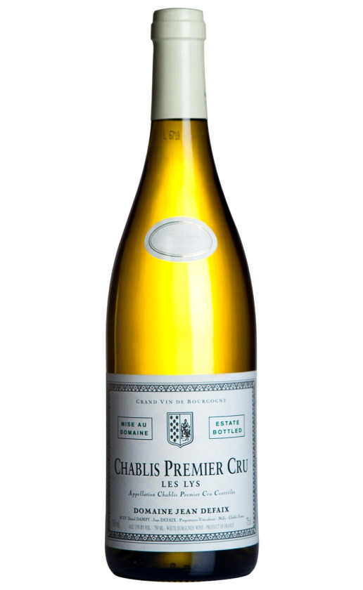 Wine Domaine Jean Defaix Chablis Premier Cru Les Lys 2018