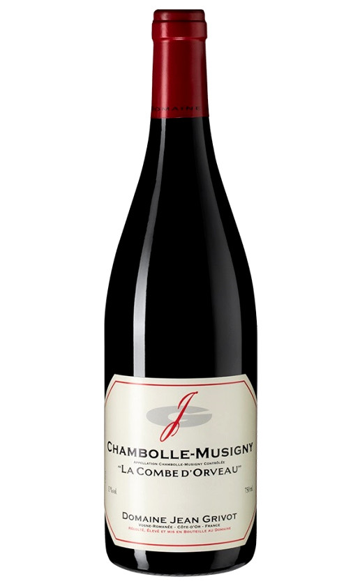 Вино Domaine Jean Grivot Chambolle-Musigny La Combe d'Orveau 2018