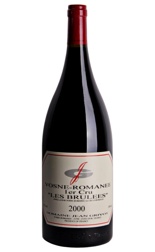 Wine Domaine Jean Grivot Vosne Romanee 1Er Cru Les Brulees 2000
