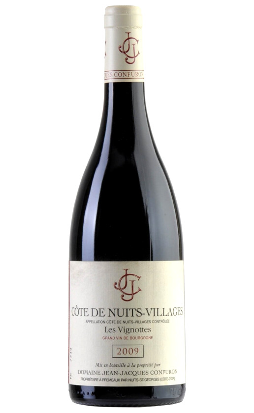 Вино Domaine Jean-Jacques Confuron Cote de Nuits-Villages Les Vignottes 2009