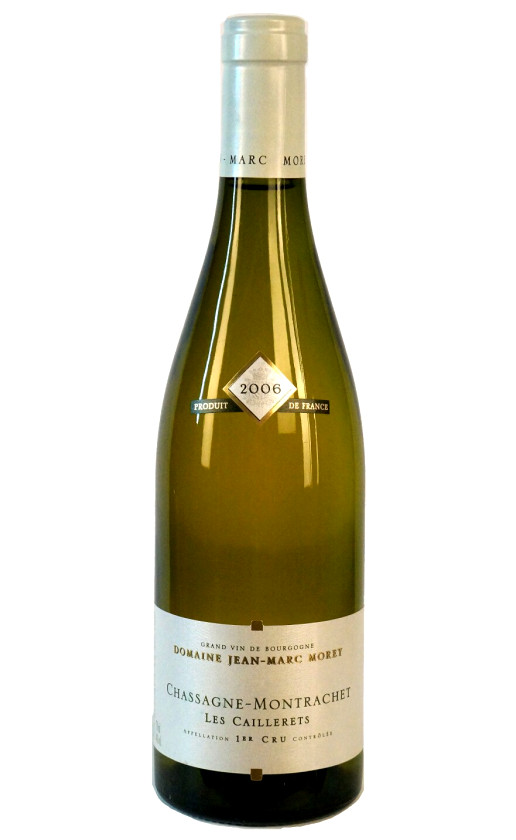 Вино Domaine Jean-Marc Morey Chassagne-Montrachet Premier Cru Les Caillerets 2006