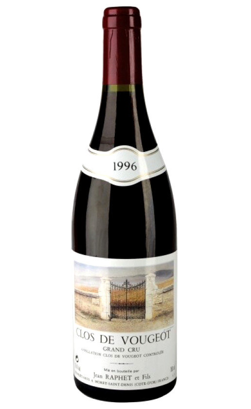 Wine Domaine Jean Raphet Et Fils Clos De Vougeot Grand Cru 1996