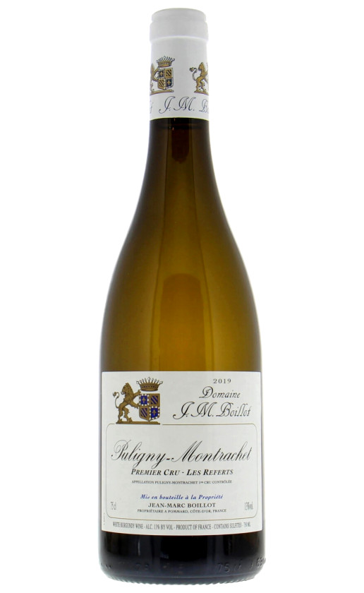 Вино Domaine J.M. Boillot Puligny-Montrachet Premier Cru Les Referts 2019