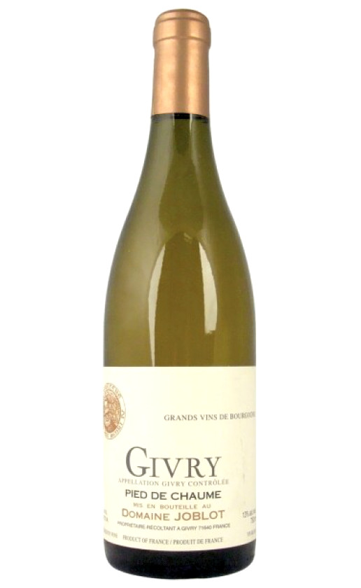 Wine Domaine Joblot Givry Pied De Chaume 2004