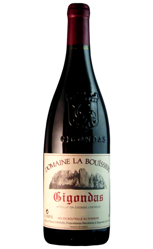 Вино Domaine La Bouissiere Gigondas 2008