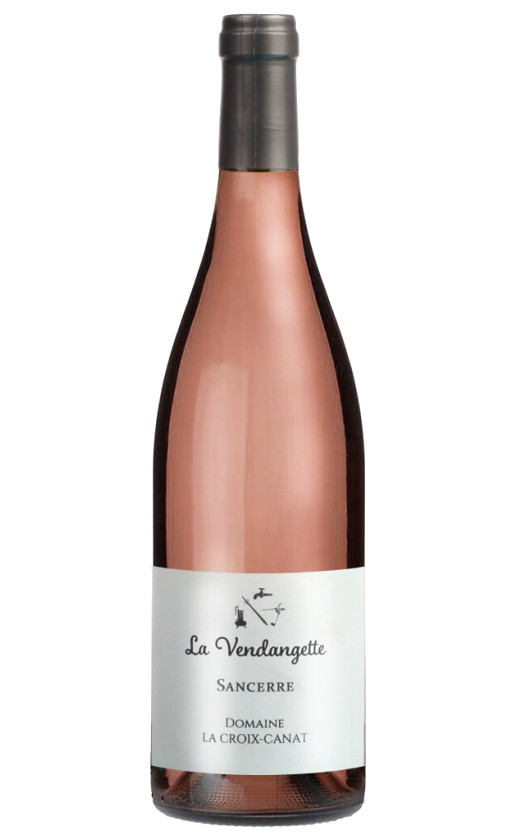 Wine Domaine La Croix Canat La Vendangette Sancerre Rose 2016