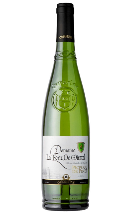 Wine Domaine La Font De Miratel Picpoul De Pinet