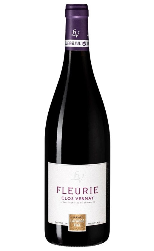 Вино Domaine Lafarge Vial Fleurie Clos Vernay 2019