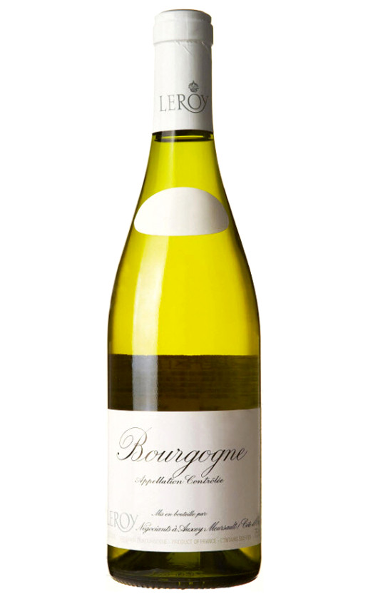 Wine Domaine Leroy Bourgogne Blanc 2016