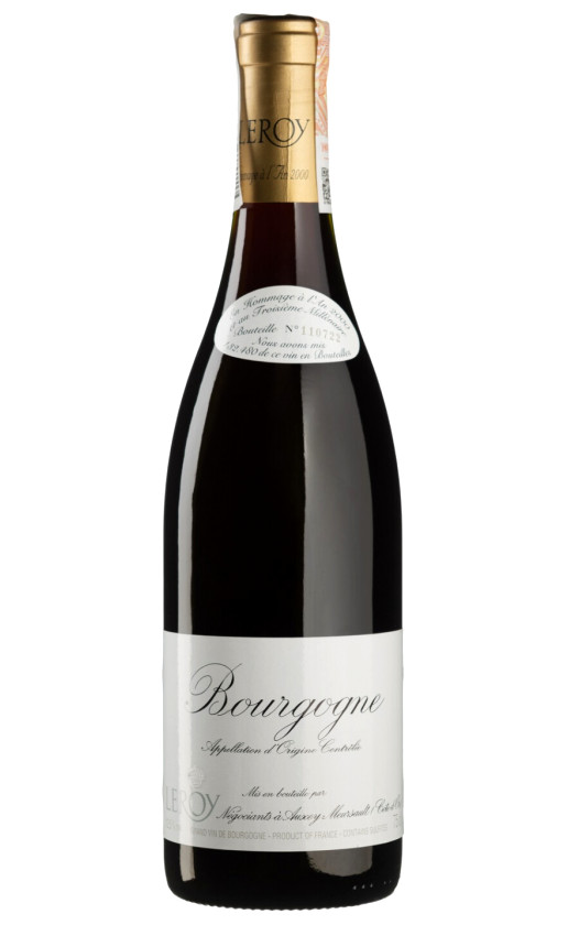 Wine Domaine Leroy Bourgogne Hommage A Lan 2000
