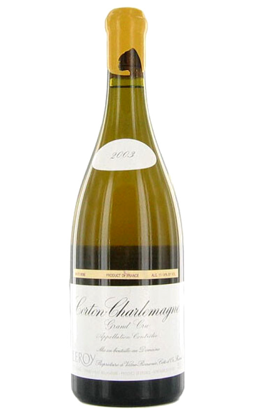 Вино Domaine Leroy Corton - Charlemagne Grand Cru 2003
