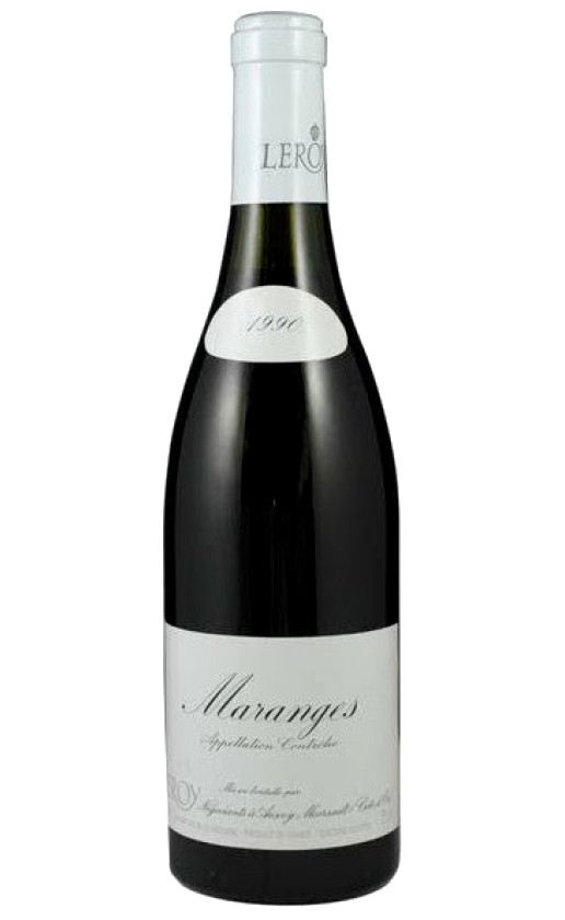Wine Domaine Leroy Maranges 1990