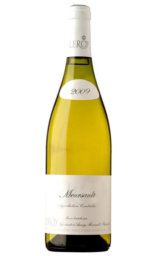Wine Domaine Leroy Meursault 2009