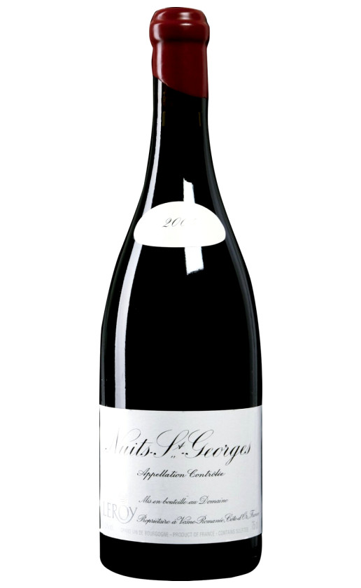 Wine Domaine Leroy Nuits Saint Georges 2002