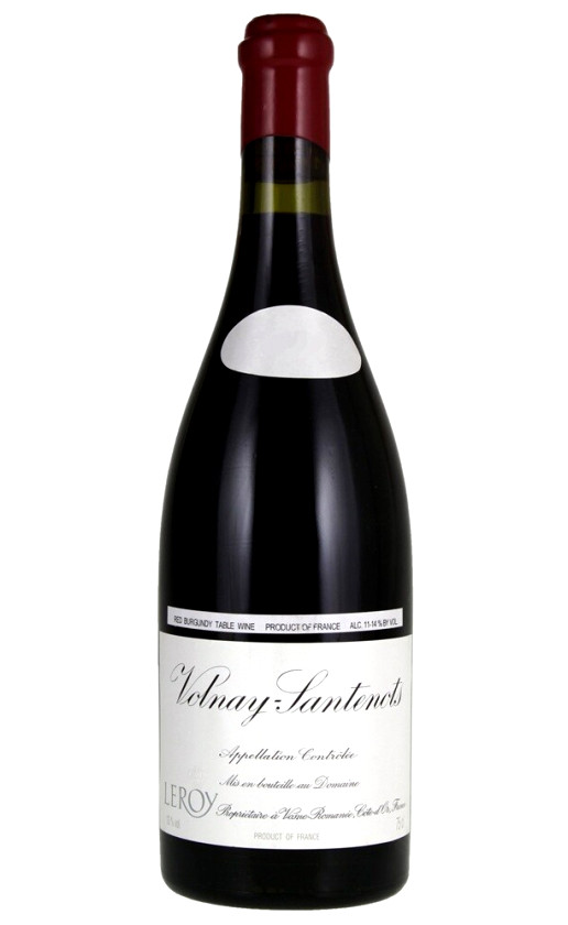 Wine Domaine Leroy Volnay Santenots Premier Cru 2005