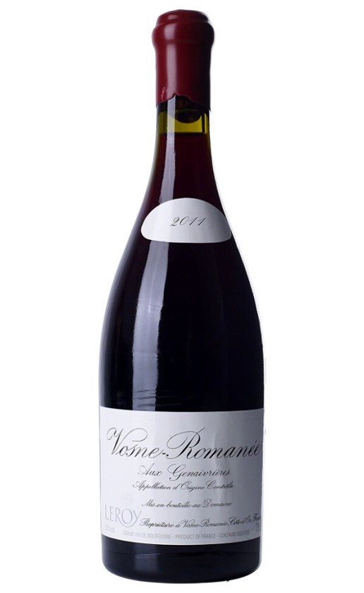 Вино Domaine Leroy Vosne-Romanee Aux Genaivrieres 2011